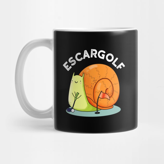 Escar-golf Cute Escargot Snail Pun by punnybone